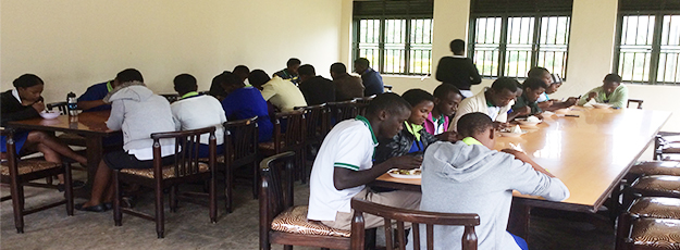 Students Having Meals